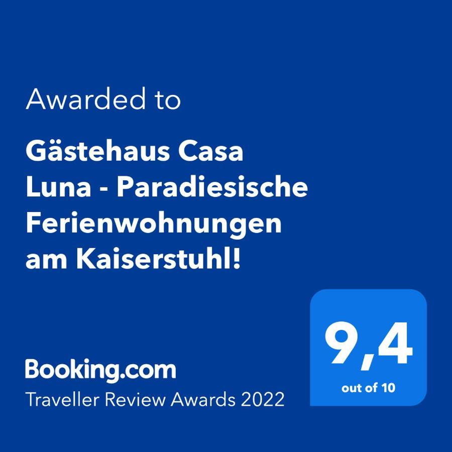 Gaestehaus Casa Luna - Paradiesische Ferienwohnungen Am Kaiserstuhl! Bischoffingen エクステリア 写真